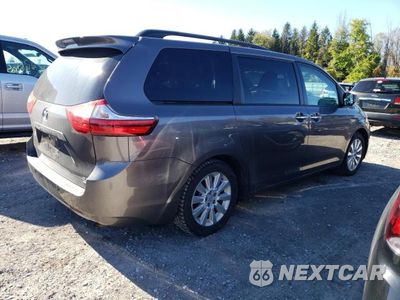 Trzecie zdjęcie samochodu z tyłu: 2015 TOYOTA SIENNA XLE VIN:5TDDK3DC0FS116970 - miniatura