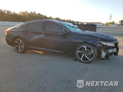 Czwarte zdjęcie samochodu z boku: 2018 HONDA ACCORD SPORT VIN:1HGCV1F32JA148587 - miniatura