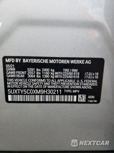 Zdjęcie 13 z 13 samochodu: 2021 BMW X3 XDRIVE30I VIN:5UXTY5C0XM9H30211 - miniatura