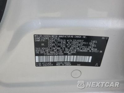 Zdjęcie 12 z 12 samochodu: 2012 TOYOTA RAV4 LIMITED VIN:2T3DK4DV3CW079995 - miniatura