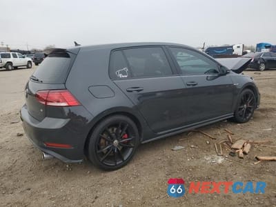Trzecie zdjęcie samochodu z tyłu: 2019 VOLKSWAGEN GTI S VIN:3VW5T7AU5KM004937 - miniatura