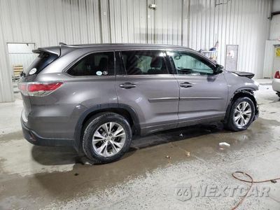 Trzecie zdjęcie samochodu z tyłu: 2015 TOYOTA HIGHLANDER XLE VIN:5TDJKRFH6FS204601 - miniatura