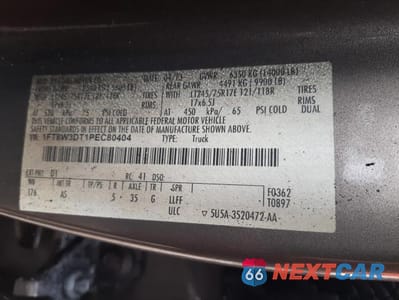 Zdjęcie 13 z 13 samochodu: 2023 FORD F350 SUPER DUTY VIN:1FT8W3DT1PEC80404 - miniatura