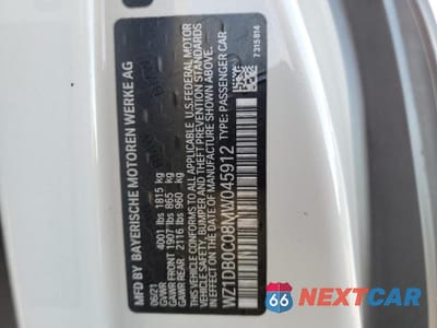 Zdjęcie 12 z 12 samochodu: 2021 TOYOTA SUPRA BASE VIN:WZ1DB0C08MW045912 - miniatura