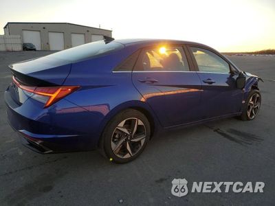 Trzecie zdjęcie samochodu z tyłu: 2022 HYUNDAI ELANTRA SEL VIN:KMHLN4AG6NU338807 - miniatura
