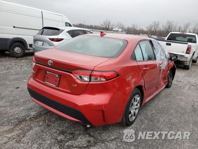 Trzecie zdjęcie samochodu z tyłu: 2021 TOYOTA COROLLA LE VIN:5YFEPMAEXMP186483 - miniatura
