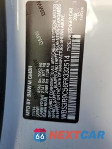 Zdjęcie 12 z 12 samochodu: 2015 BMW M4 VIN:WBS3R9C56FK332514 - miniatura