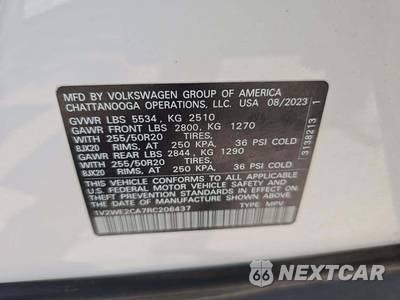 2024 Volkswagen Atlas Cross Sport 2.0T SE w/Technology - zdjęcie 2 z 18 - miniatura