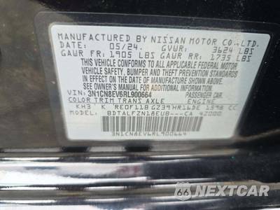 2024 Nissan Versa SV - zdjęcie 5 z 30 - miniatura