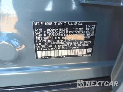 2024 Honda HR-V Sport w/o BSI - zdjęcie 5 z 21 - miniatura