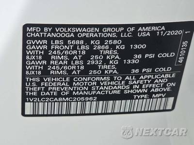 2021 Volkswagen Atlas Cross Sport V6 SE - zdjęcie 5 z 25 - miniatura