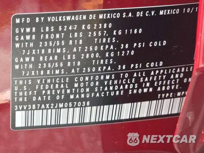 2018 Volkswagen Tiguan SEL - zdjęcie 5 z 28 - miniatura
