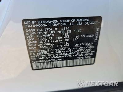 2023 Volkswagen Atlas V6 SE w/Technology - zdjęcie 5 z 22 - miniatura