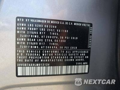 2020 Volkswagen Tiguan SE - zdjęcie 5 z 22 - miniatura