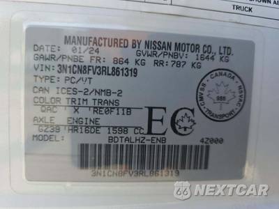 2024 Nissan Versa SR - zdjęcie 5 z 23 - miniatura