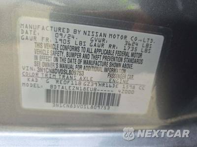 2025 Nissan Versa S - zdjęcie 2 z 19 - miniatura