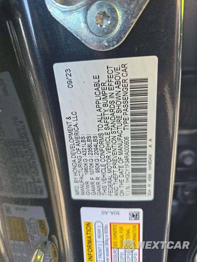 2024 Honda Accord Sedan EX - zdjęcie 2 z 24 - miniatura