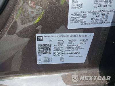 2022 Chevrolet Silverado 1500 LTD Custom Crew Cab Short Bed 1CX - zdjęcie 5 z 22 - miniatura