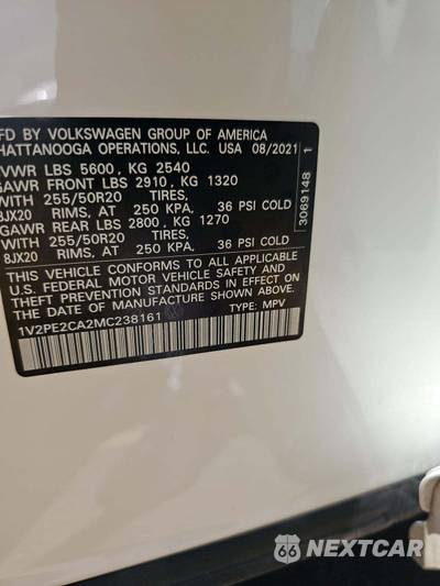 2021 Volkswagen Atlas Cross Sport V6 SE w/Technology R-Line - zdjęcie 5 z 22 - miniatura