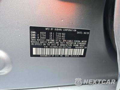 2020 Subaru Legacy Limited - zdjęcie 5 z 26 - miniatura