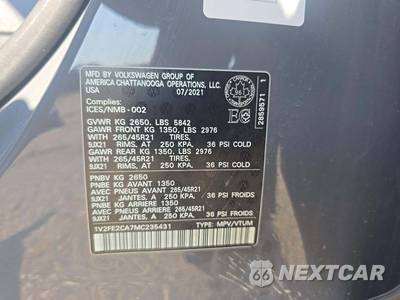 2021 Volkswagen Atlas Cross Sport V6 SEL Premium R-Line - zdjęcie 2 z 17 - miniatura