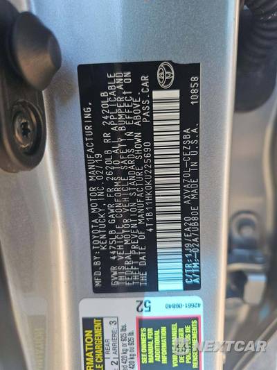 2019 Toyota Camry SE - zdjęcie 2 z 28 - miniatura