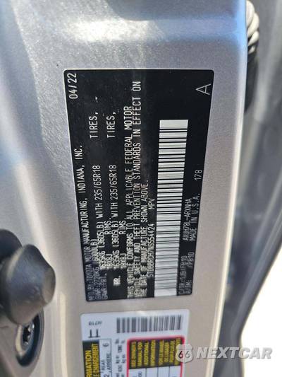 2022 Toyota Highlander Hybrid LE - zdjęcie 5 z 23 - miniatura