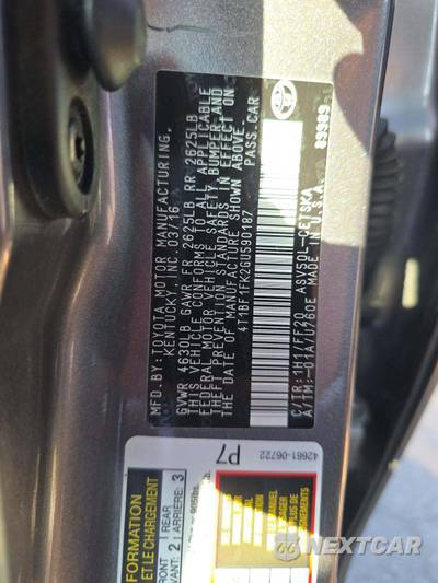 2016 Toyota Camry SE - zdjęcie 5 z 26 - miniatura
