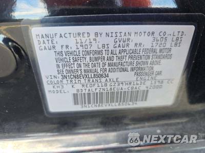 2020 Nissan Versa SV - zdjęcie 5 z 29 - miniatura