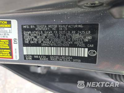 2020 Lexus ES 350 F SPORT - zdjęcie 5 z 32 - miniatura