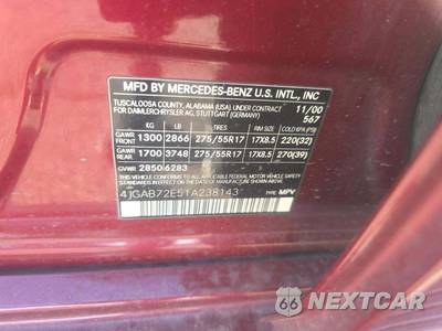 2001 Mercedes-Benz ML 430 - zdjęcie 5 z 29 - miniatura