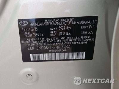 2017 Hyundai Elantra Value Edition Sedan - zdjęcie 5 z 27 - miniatura