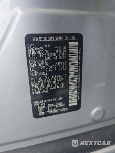 2017 Nissan Armada Platinum - zdjęcie 5 z 27 - miniatura