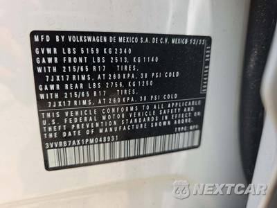 2023 Volkswagen Tiguan S - zdjęcie 2 z 21 - miniatura