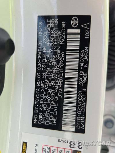 2018 Toyota C-HR XLE - zdjęcie 2 z 22 - miniatura