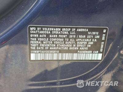 2013 Volkswagen Passat 2.5L SE - zdjęcie 5 z 27 - miniatura