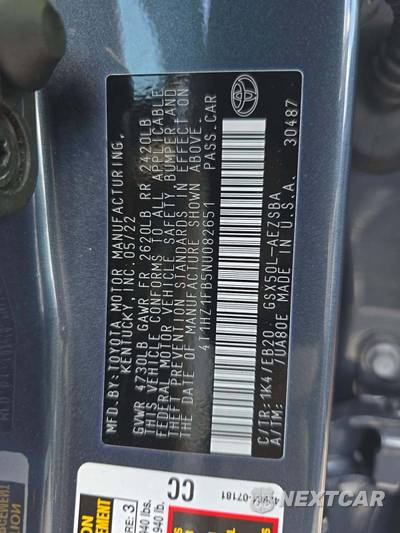 2022 Toyota Avalon Touring - zdjęcie 5 z 25 - miniatura