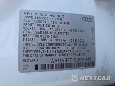2025 Audi Q7 Premium Plus 55 TFSI - zdjęcie 5 z 20 - miniatura