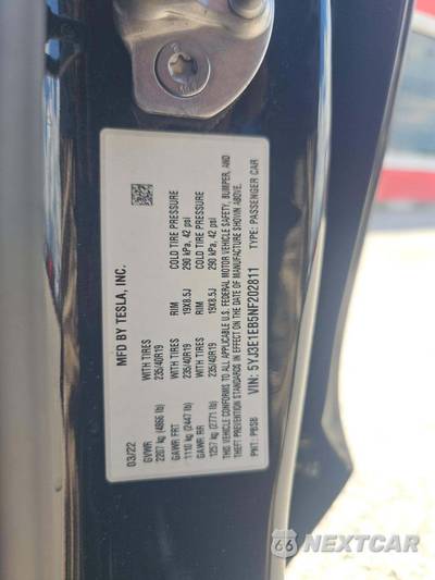 2022 Tesla Model 3 Long Range - zdjęcie 2 z 19 - miniatura