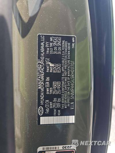 2024 Hyundai Santa Fe Limited - zdjęcie 2 z 20 - miniatura
