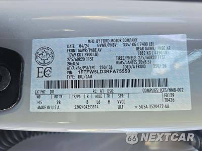 2024 Ford F-150 Hybrid Lariat Crew Cab Short Bed - zdjęcie 2 z 20 - miniatura