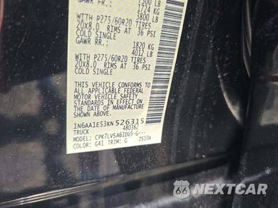 2019 Nissan TITAN SL Crew Cab Short Bed - zdjęcie 2 z 26 - miniatura