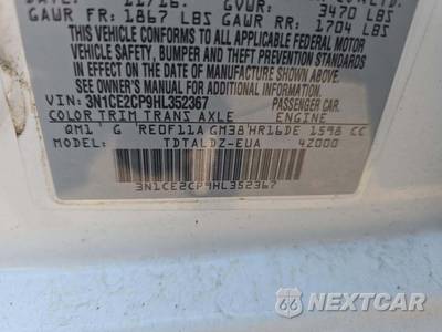 2017 Nissan Versa Note SV - zdjęcie 5 z 28 - miniatura