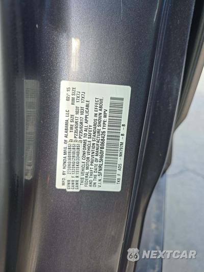 2015 Honda Odyssey EX-L w/RES 118.1" WB - zdjęcie 5 z 31 - miniatura