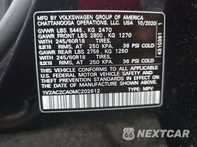 2021 Volkswagen Atlas Cross Sport 2.0T S - zdjęcie 5 z 25 - miniatura