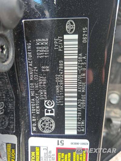 2024 Toyota Camry SE - zdjęcie 2 z 21 - miniatura