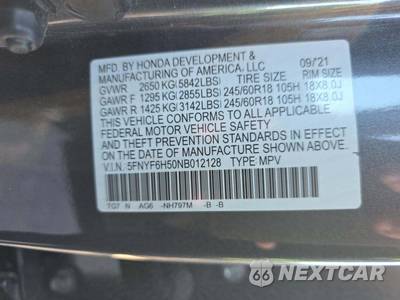 2022 Honda Pilot EX-L - zdjęcie 5 z 25 - miniatura
