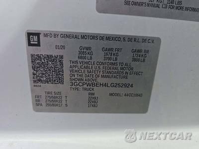 2020 Chevrolet Silverado 1500 Custom Crew Cab Short Bed 1CX - zdjęcie 2 z 29 - miniatura