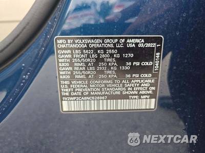 2022 Volkswagen Atlas 2.0T SE w/Technology - zdjęcie 5 z 27 - miniatura