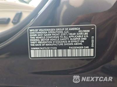 2020 Volkswagen Passat 2.0T SE - zdjęcie 5 z 27 - miniatura